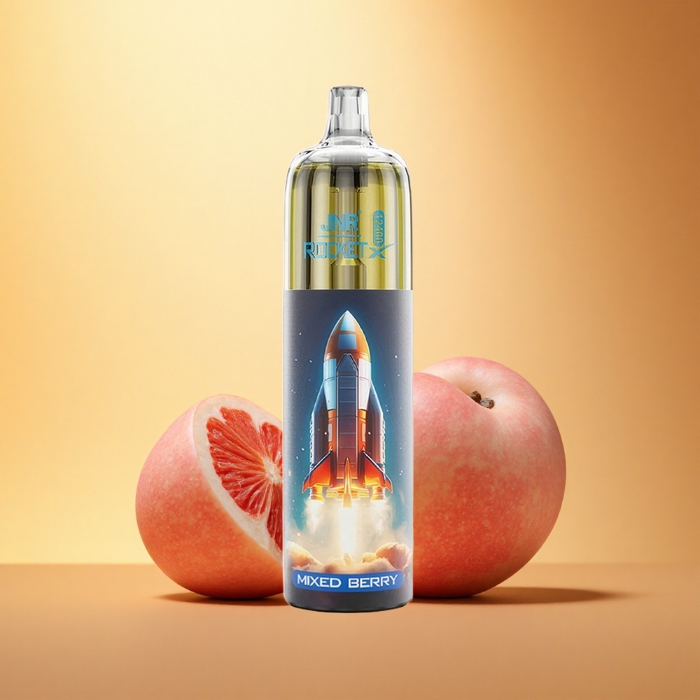 JNR Rocket-X 12400 Mešane Jagode Prilagodljiv Pretok Hitro Polnjenje