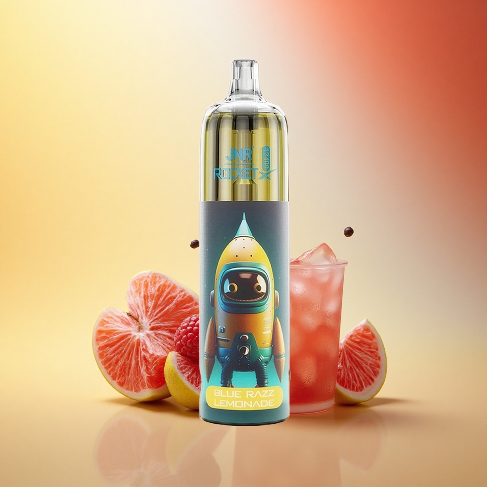 JNR Rocket-X 12400 Modra Malina Limonada z Nastavljivim Zračnim Tokom in Hitrim Polnjenjem