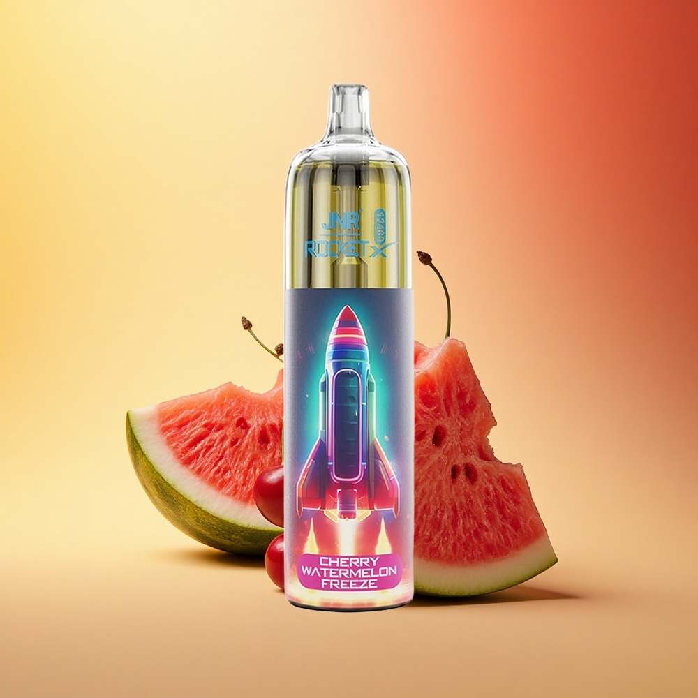 JNR Rocket-X 12400 Češnjeva lubenična zamrzlitev z nastavljivim zračnim tokom in RGB lučmi