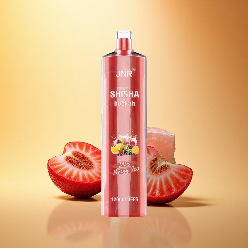 JNR Shisha Hookah 12000 Jagoda Led 12000 Puffov 24ml