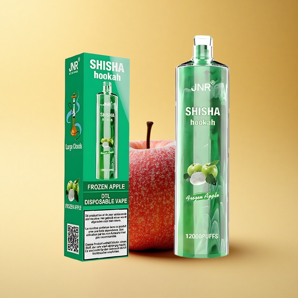 JNR Shisha Hookah 12000 Leden Jabolko 24ml 750mAh Mesh