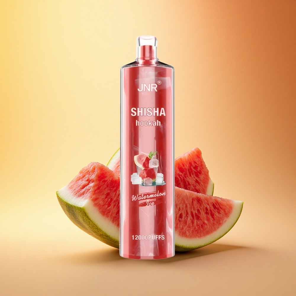 JNR Shisha Hookah 12000 Lubenica Led z 24ml in 0.6 Ohm