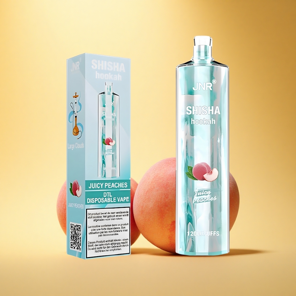 JNR Shisha Hookah 12000 Sočne Breskve 750mAh 24ml