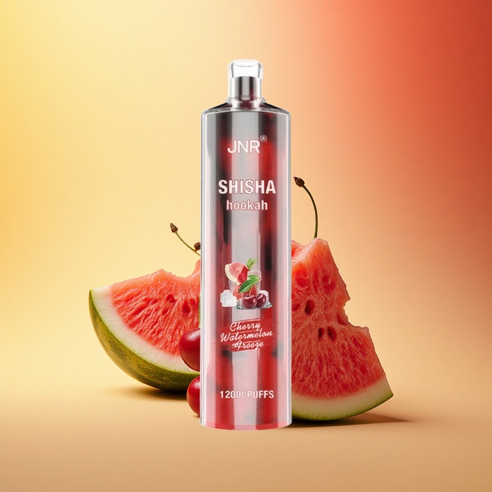 JNR Shisha Hookah 12000 Češnje Lubenica Zamrzitev 750mAh 24ml 0.6 Ohm