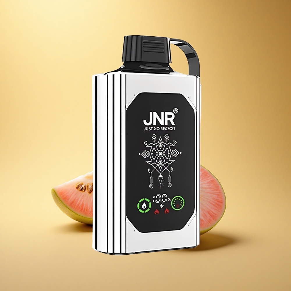 JNR Shisha Hookah Box 20500 Dvojni Melonni Metulj z HD zaslonom in 25ml tekočine