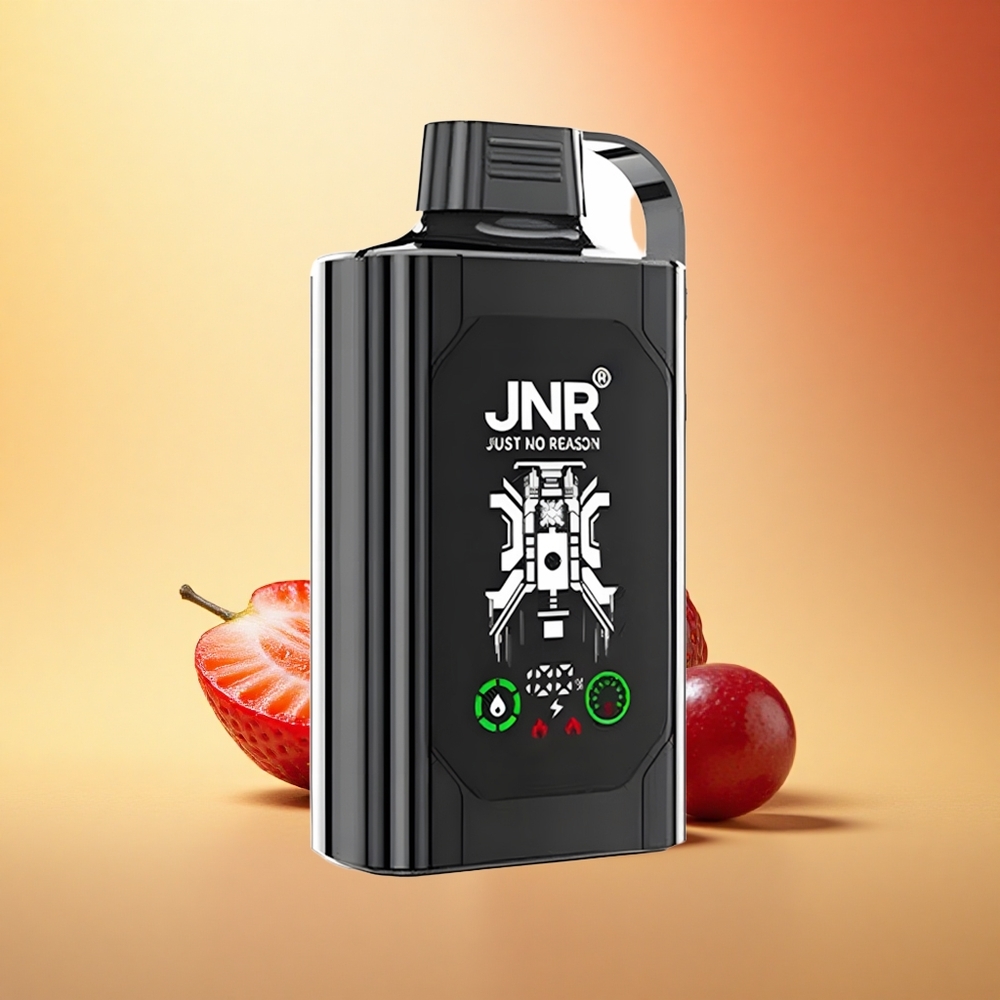 JNR Shisha Hookah Box 20500 Jagoda Grozdje Dual Mesh Coil & Dual Core Type-C Hitri Napolnitev