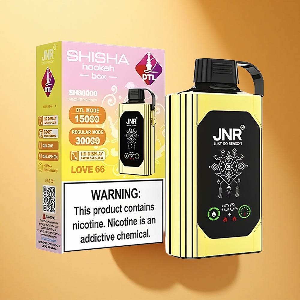 JNR Shisha Hookah Box 20500 Ljubezen 66 HD Dvojno Jedro 25ml