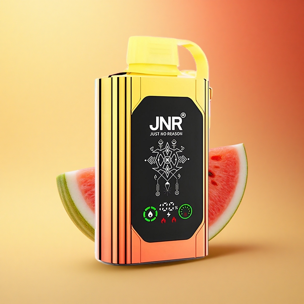 JNR Shisha Hookah Box 20500 Lubenica Jagoda Mehurčki Gumi z HD zaslonom, 25ml e-tekočine in Dual Mesh Coil