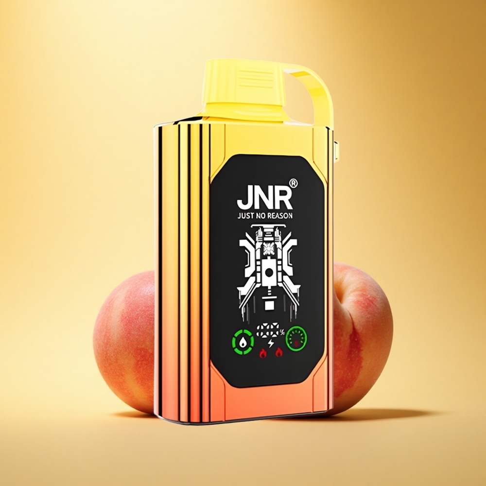 JNR Shisha Hookah Box 20500 Sočne Breskve HD Zaslon 1000mAh Dual Mesh