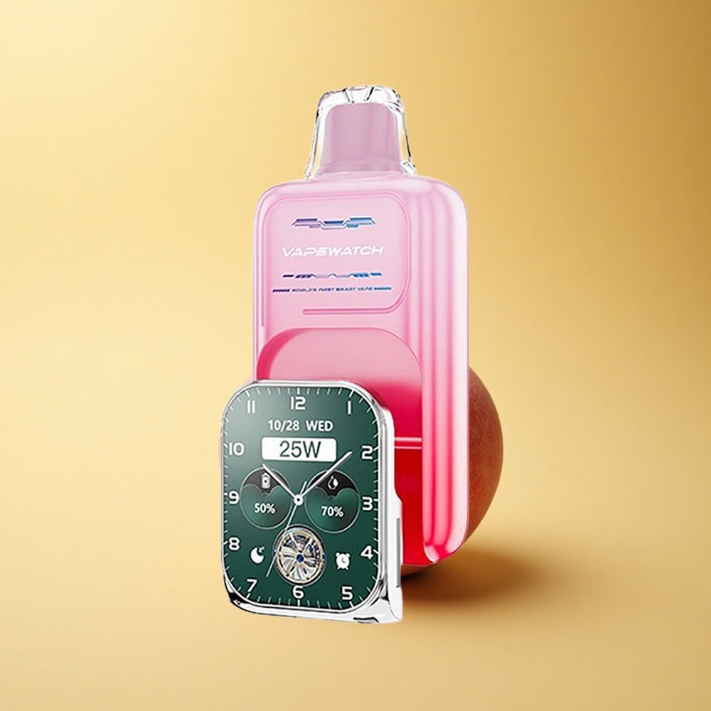 JNR VapeWatch 30000 Breskva Gruzije Dual Mesh 19mL 1000mAh