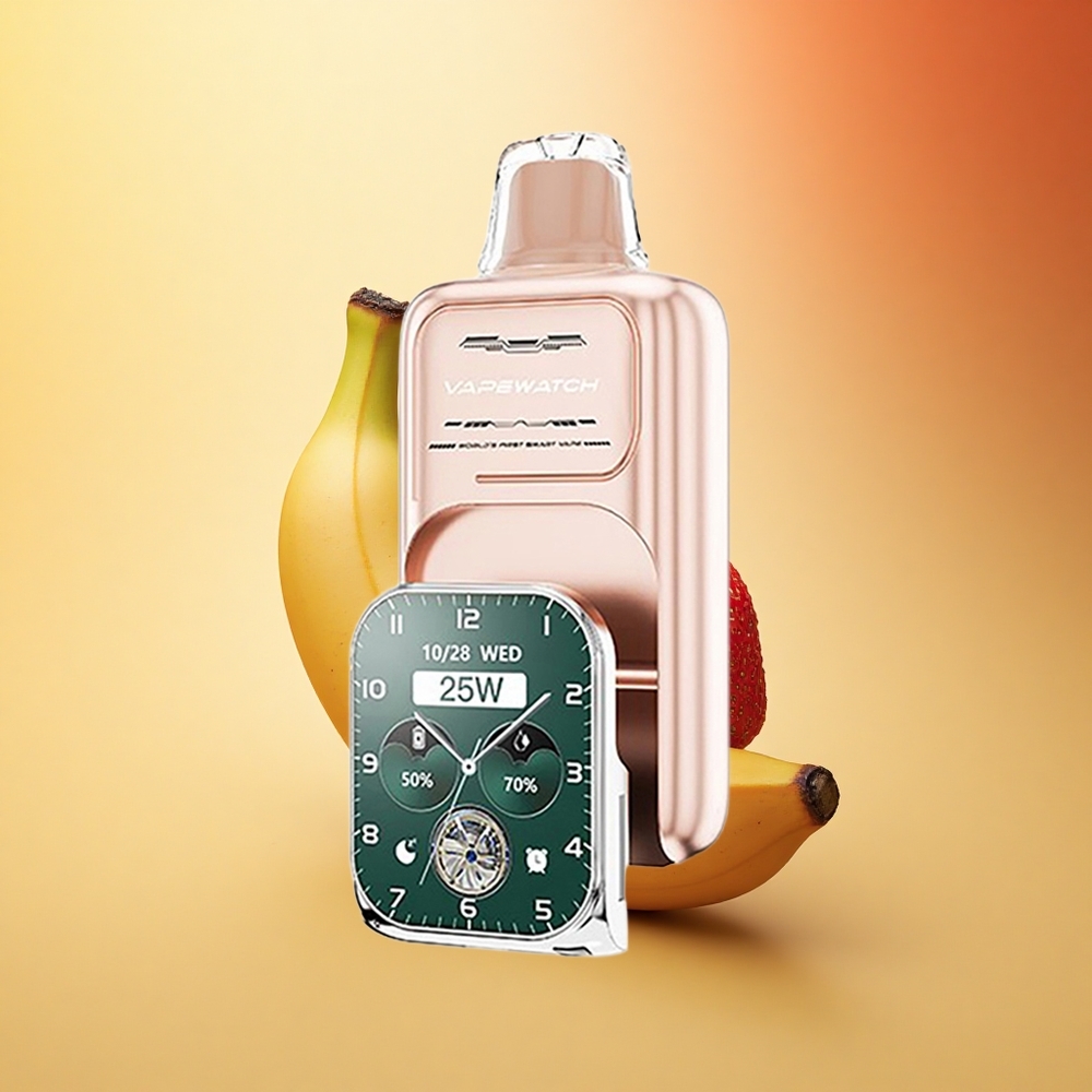 JNR VapeWatch 30000 Jagoda Banana Dual Mesh 19mL 1000mAh