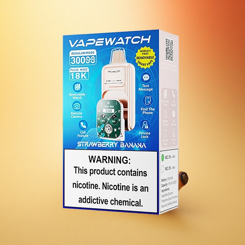 JNR VapeWatch 30000 Jagoda Banana Dual Mesh 19mL 1000mAh
