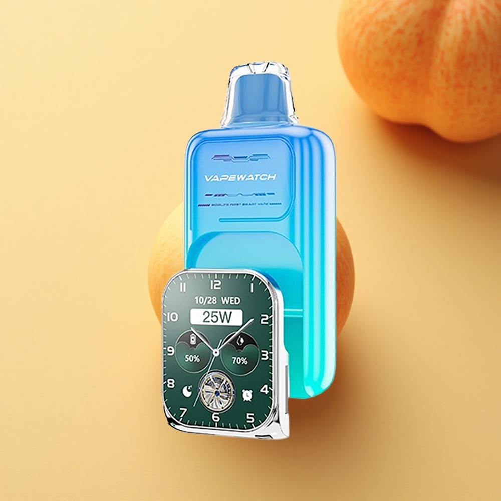 JNR VapeWatch 30000 Kislo Jabolčni Led z Dvojno Mrežo in Hitrim Polnjenjem