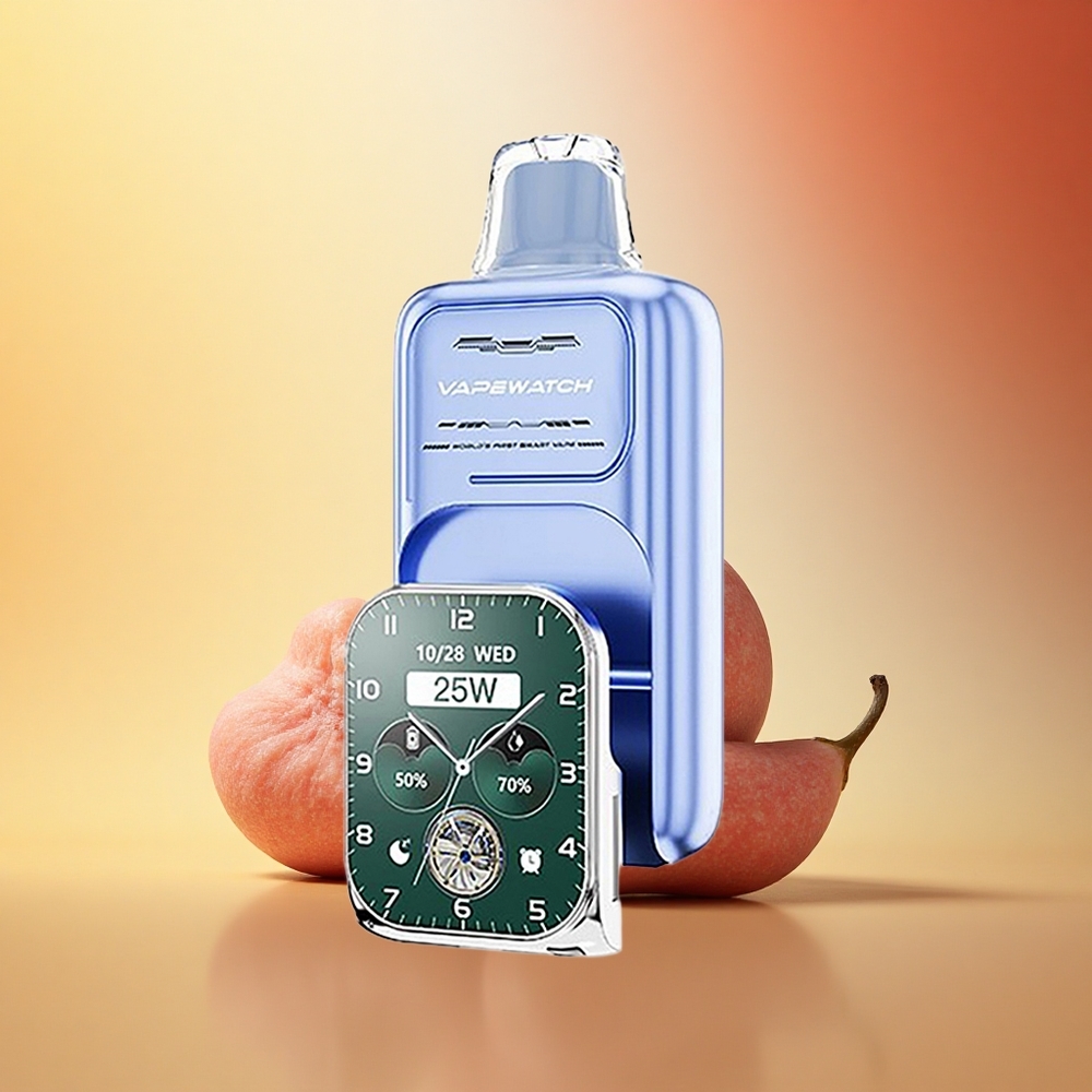JNR VapeWatch 30000 Modra Malina Led Dual Mesh 1000mAh Type-C