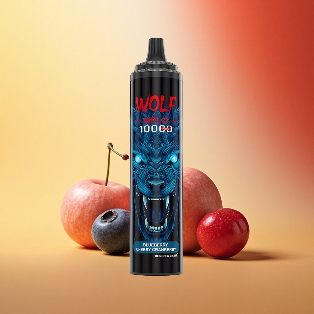 JNR Wolf Niplo 10000 Borovničeva Češnjeva Brusnica 20ml Tip-C 1.0 Ohm