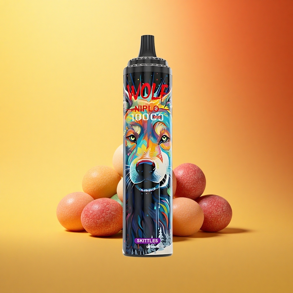 JNR Wolf Niplo 10000 Skittles Močna Mreža 20ml Tip-C