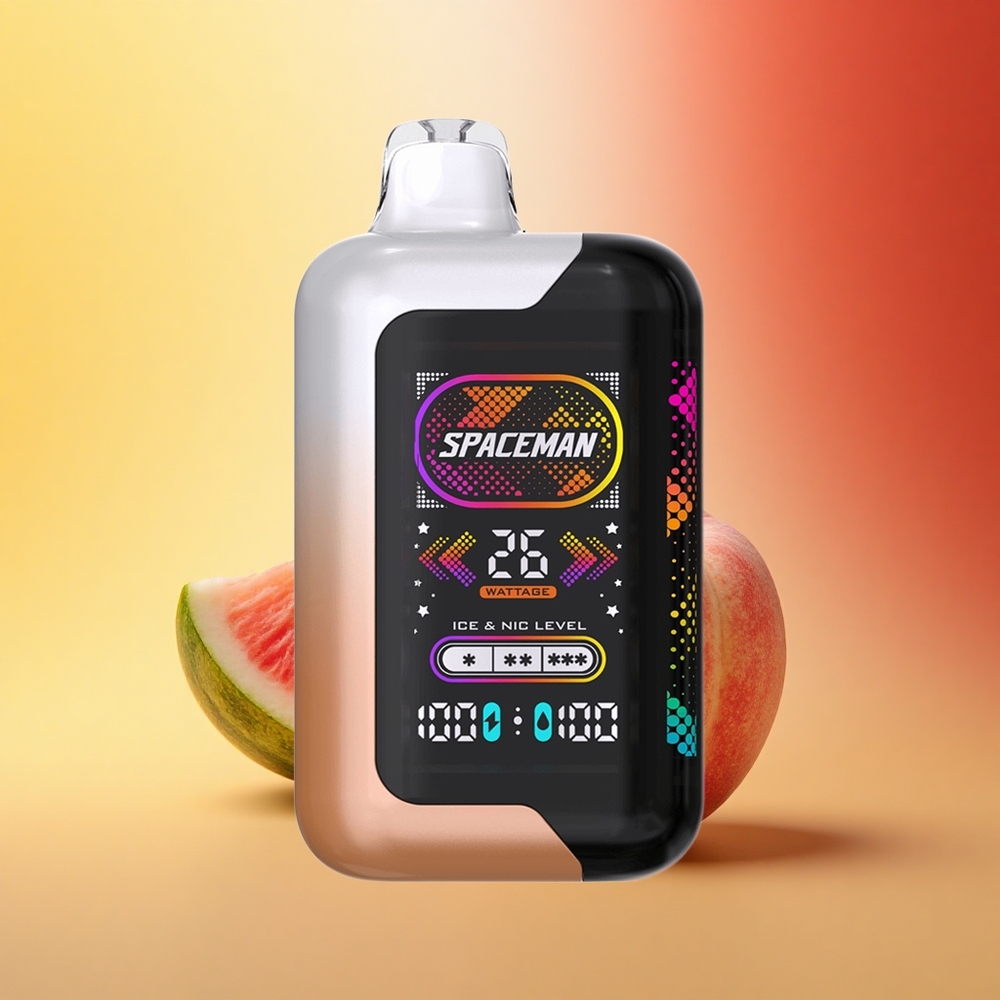 SMOK SPACEMAN SP40000 Puffs Sočna Breskev Lubenica 1000mAh 20ml