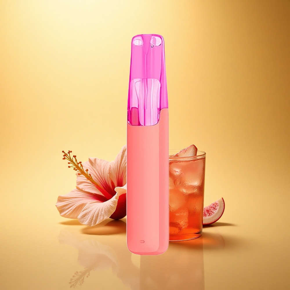 Snowplus Dash 4000 Puffs Hibiscus Ledeni Čaj s Keramičnim Atomizerjem in 7,5 ml E-tekočine