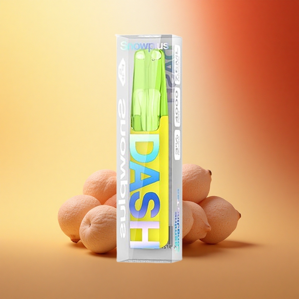 Snowplus Dash 4000 Puffs Jazminov Longjing Čaj s Keramičnim Atomizerjem in 530 mAh Baterijo