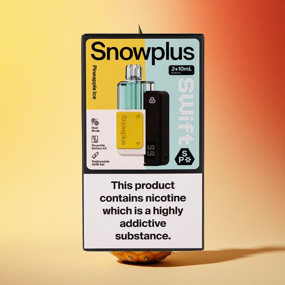 Snowplus Swift 5000 Puffs Ananasov Led 1000 mAh Dvojno Mrežje