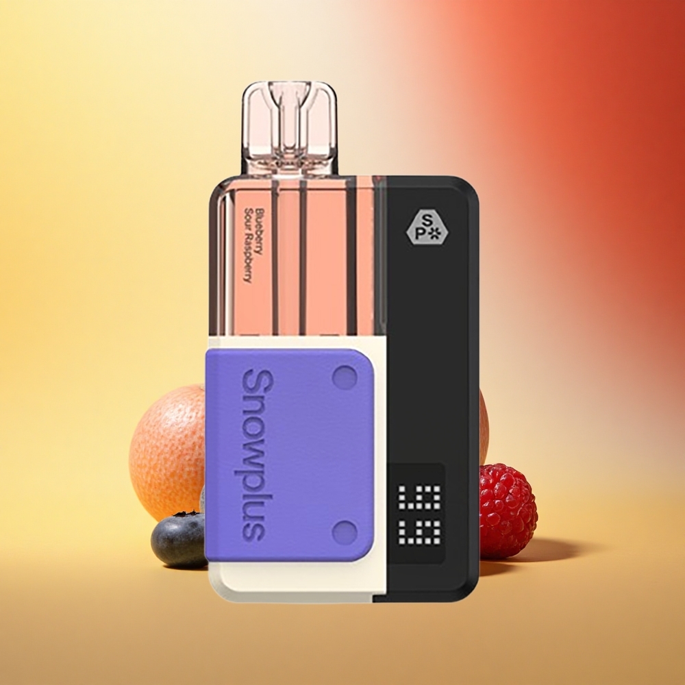 Snowplus Swift 5000 Puffs Boroknice Kisla Malina Dual Mesh 1000 mAh