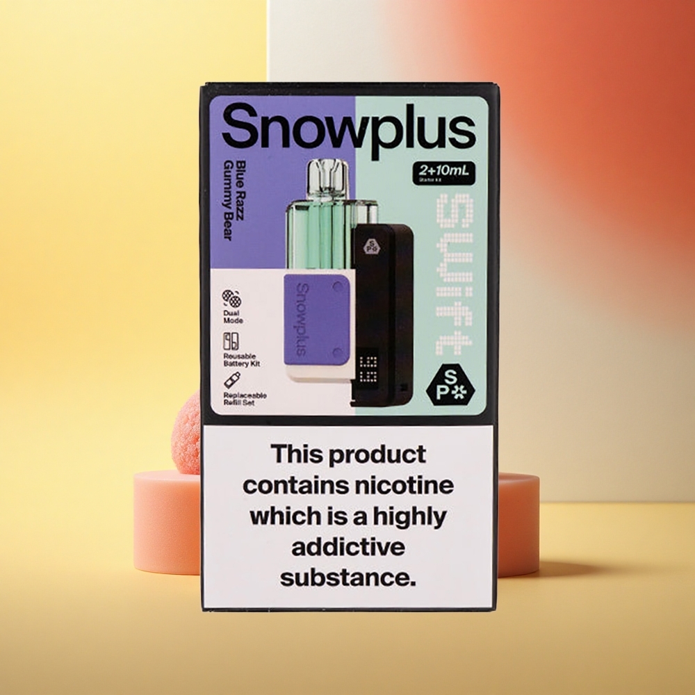 Snowplus Swift 5000 Puffs Modri Žele Medvedek Dual Mesh 1000 mAh