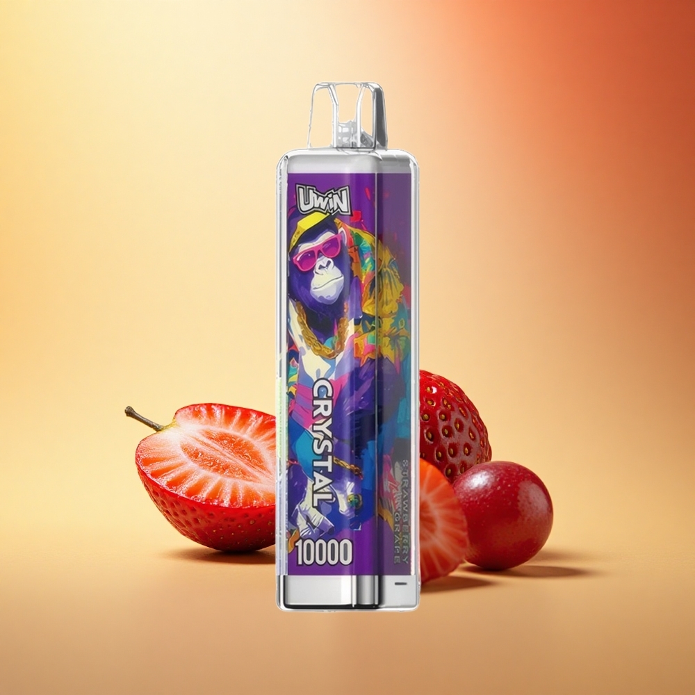 Uwin Crystal 10000 Puffs Jagodno Grozdje RGB Crystal 18ml Type-C Mesh