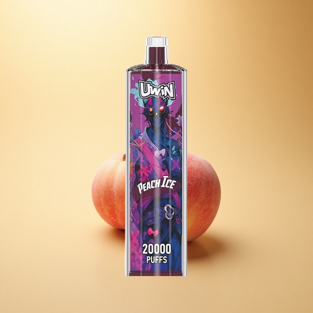 Uwin Shisha Hookah Crystal 20000 Puffs Breskvin Led z 22ml in Mesh tuljavo