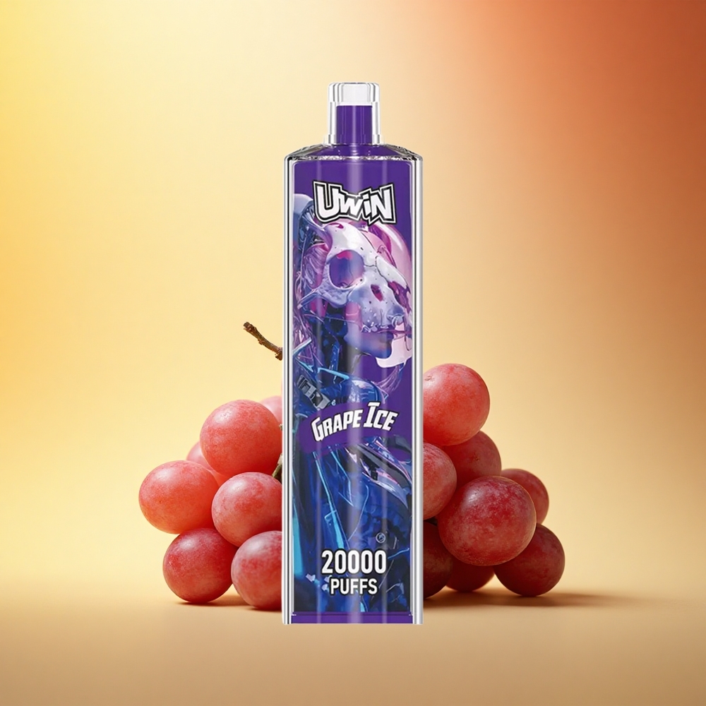 Uwin Shisha Hookah Crystal 20000 Puffs Grozdov Led z Mesh Tuljavo in Tip-C Polnjenjem