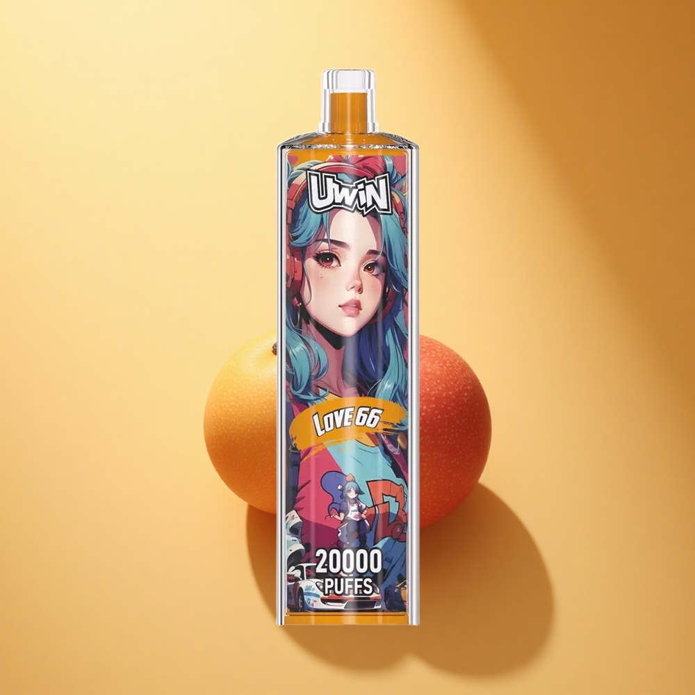 Uwin Shisha Hookah Crystal 20000 Puffs Ljubezen 66 Brez Nikotina 22ml