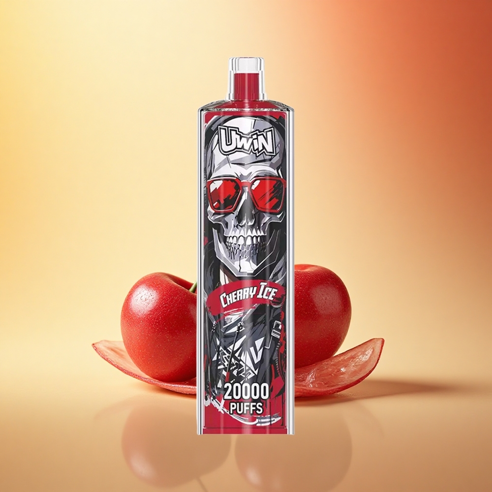 Uwin Shisha Hookah Crystal 20000 Puffs Češnjevi Led 22ml Mesh