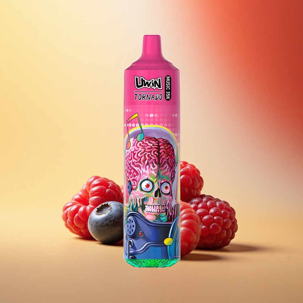 Uwin Tornado 35K Music Puffs Borovnica Malina 600mAh Mesh Type-C