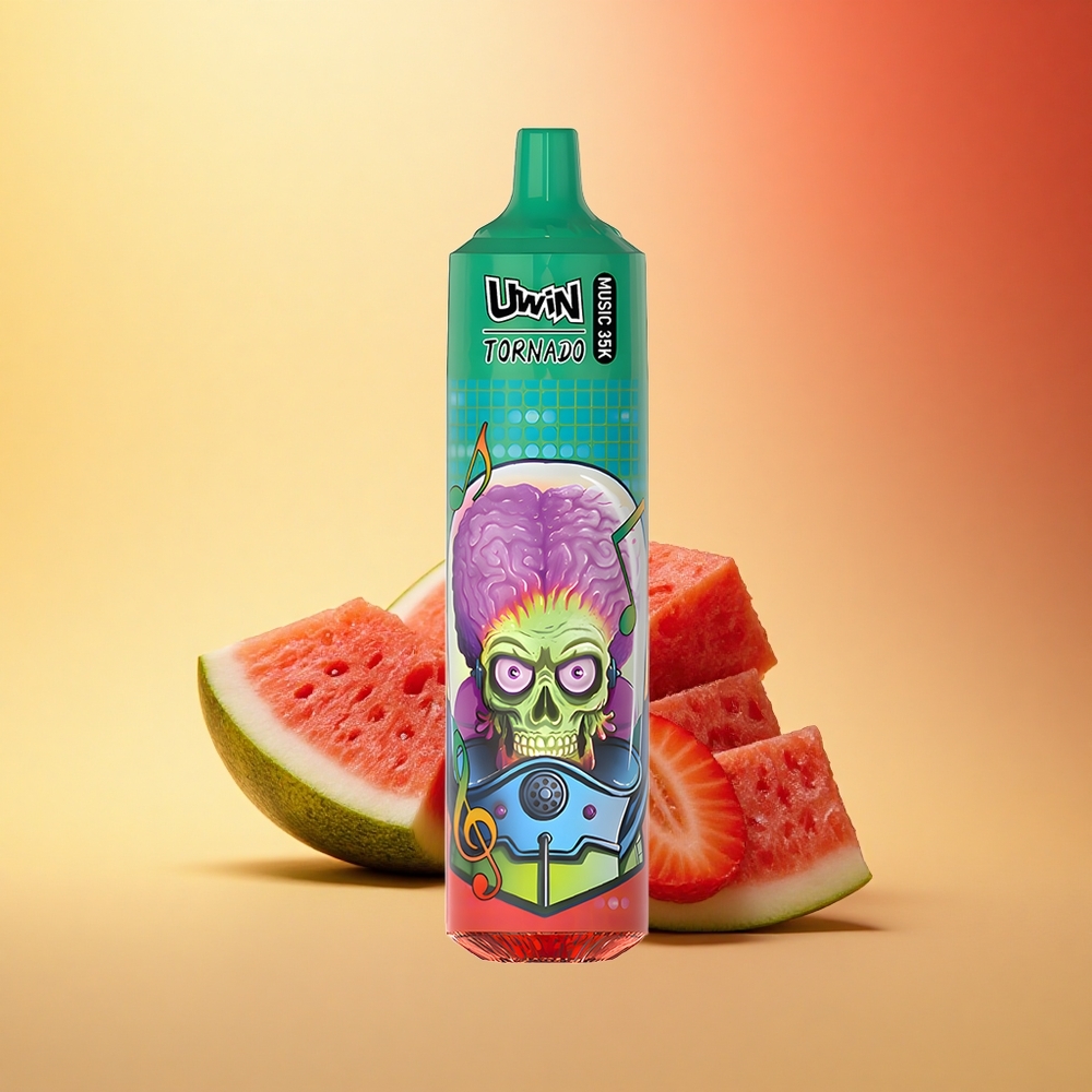 Uwin Tornado 35K Music Puffs Jagoda Lubenica 5% Type-C Mrežna Tuljava