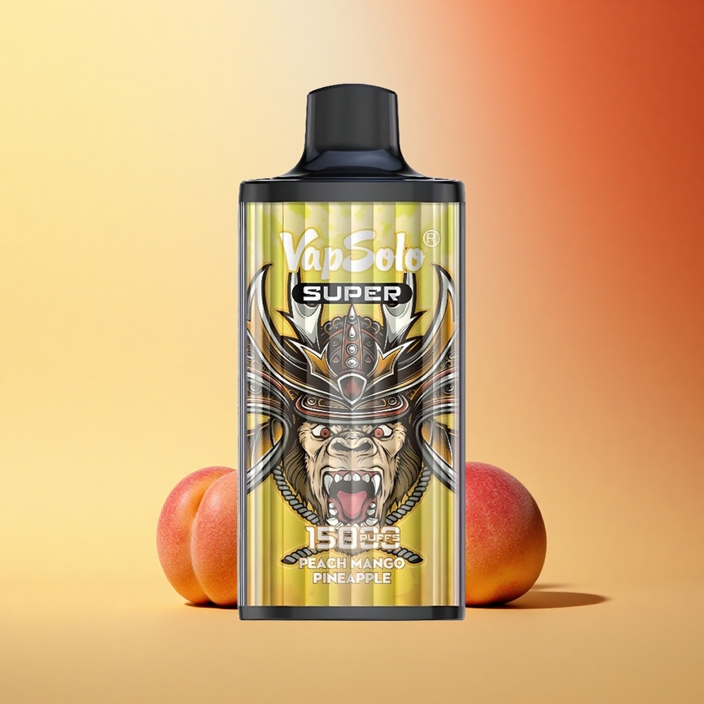 Vapsolo Super 15000 Puffs Breskeva Mango Ananas 40ml Mesh Coil Type-C