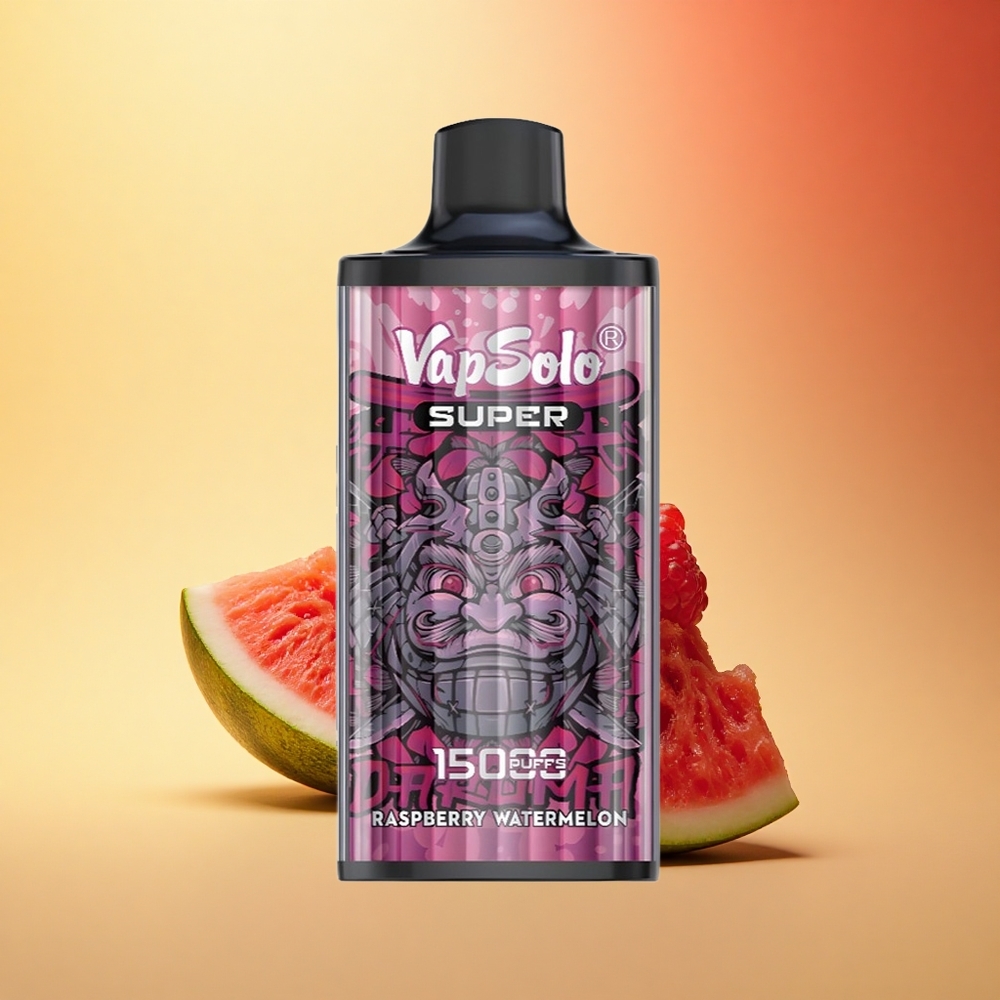 Vapsolo Super 15000 Puffs Malinovo lubenico 40ml Mesh 850mah