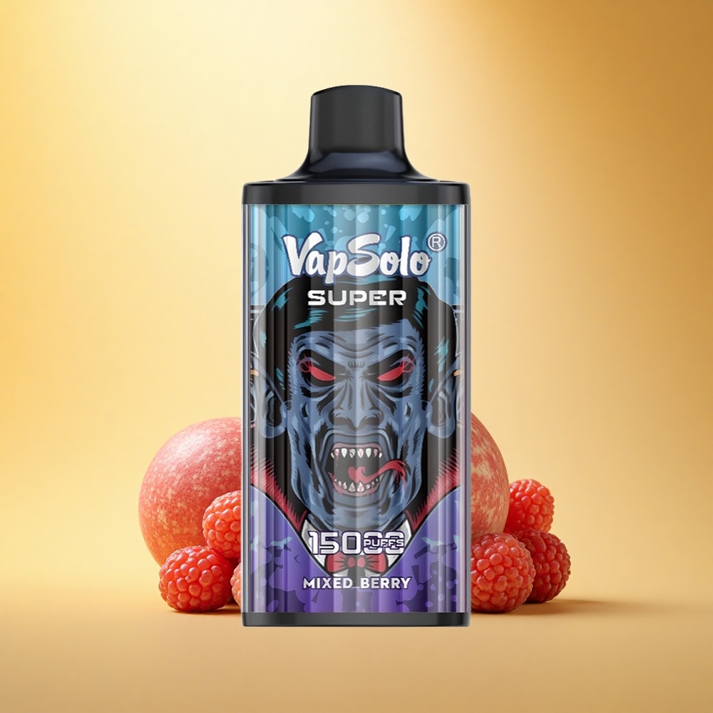 Vapsolo Super 15000 Puffs Mešane Jagode Mesh Type-C 40ml