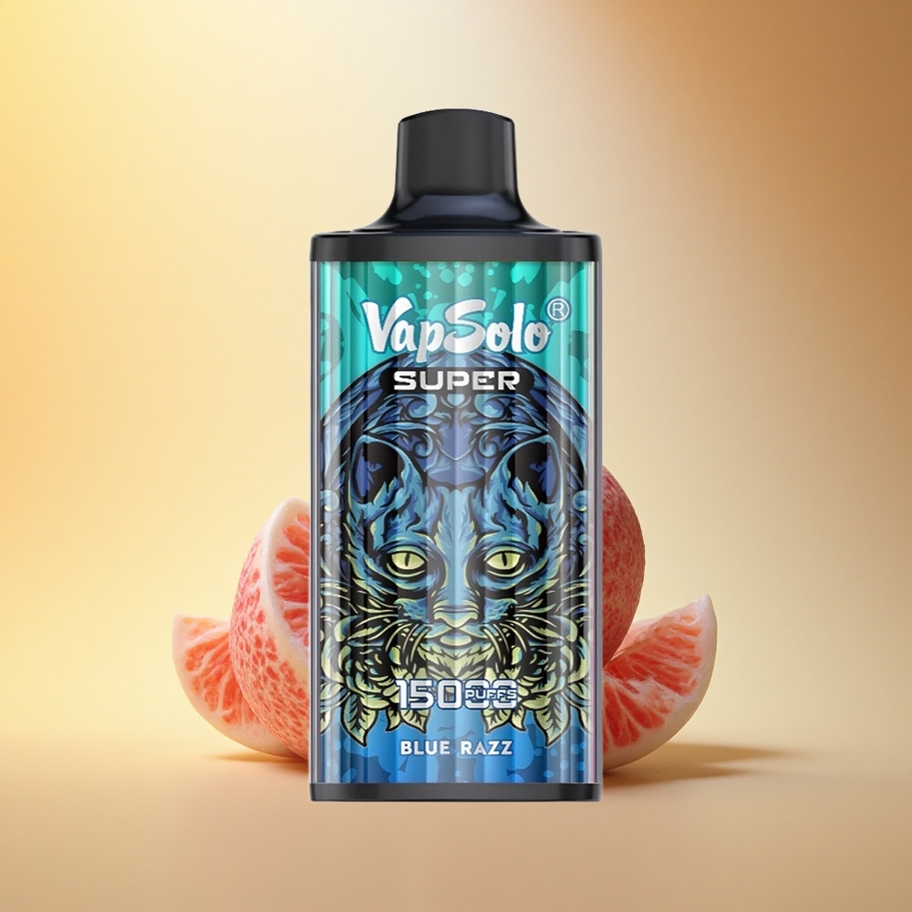 Vapsolo Super 15000 Puffs Modra Malina 850mAh Type-C 40ml