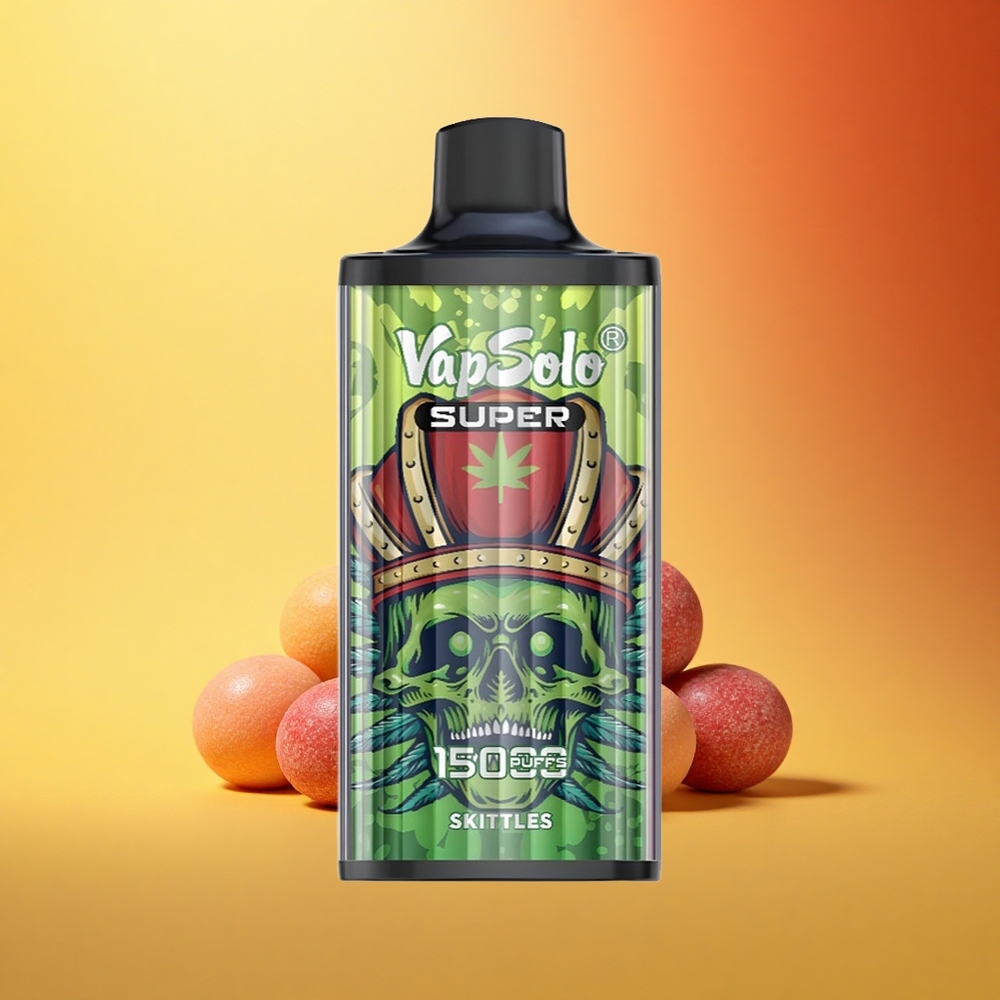 Vapsolo Super 15000 Puffs Super 15000 Mehki Obroči z 40ml E-Tekočino in Type-C Polnjenjem