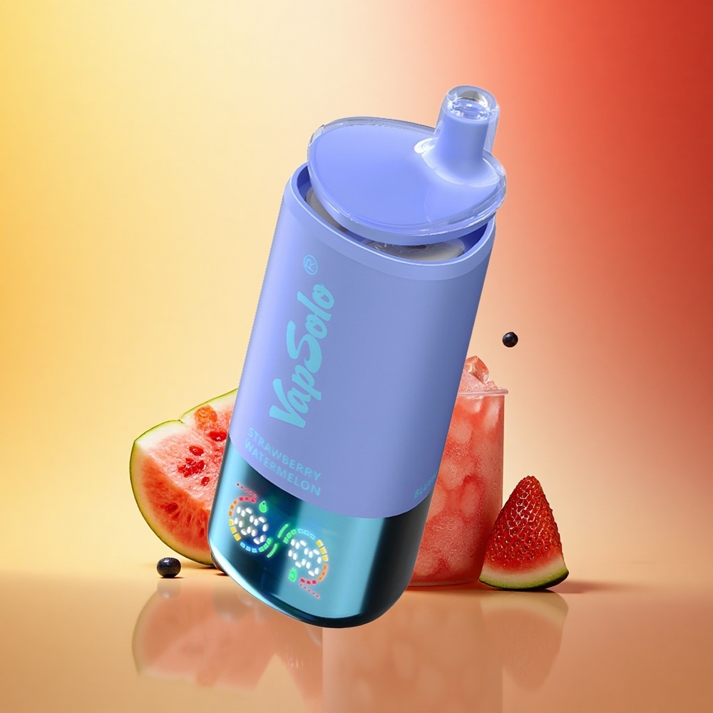 Vapsolo Triple 30000 Puffs Jagoda Lubenica & Borovnica Led s 40ml E-tekočino in 30000 Puffi