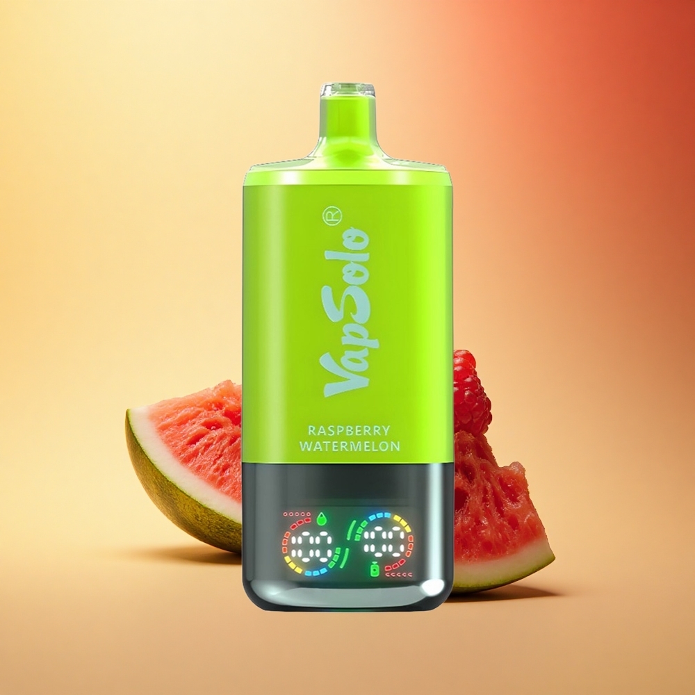 Vapsolo Triple 30000 Puffs Malinova Lubenica 40ml Type-C 3Rezervoarji