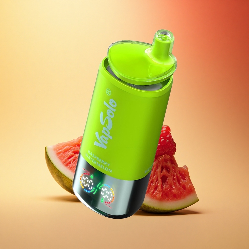 Vapsolo Triple 30000 Puffs Malinova Lubenica 40ml Type-C 3Rezervoarji