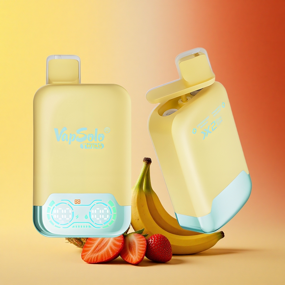 Vapsolo Twins 20000 Puffs Ananas Kokos & Jagoda Banana 40 ml Tip-C