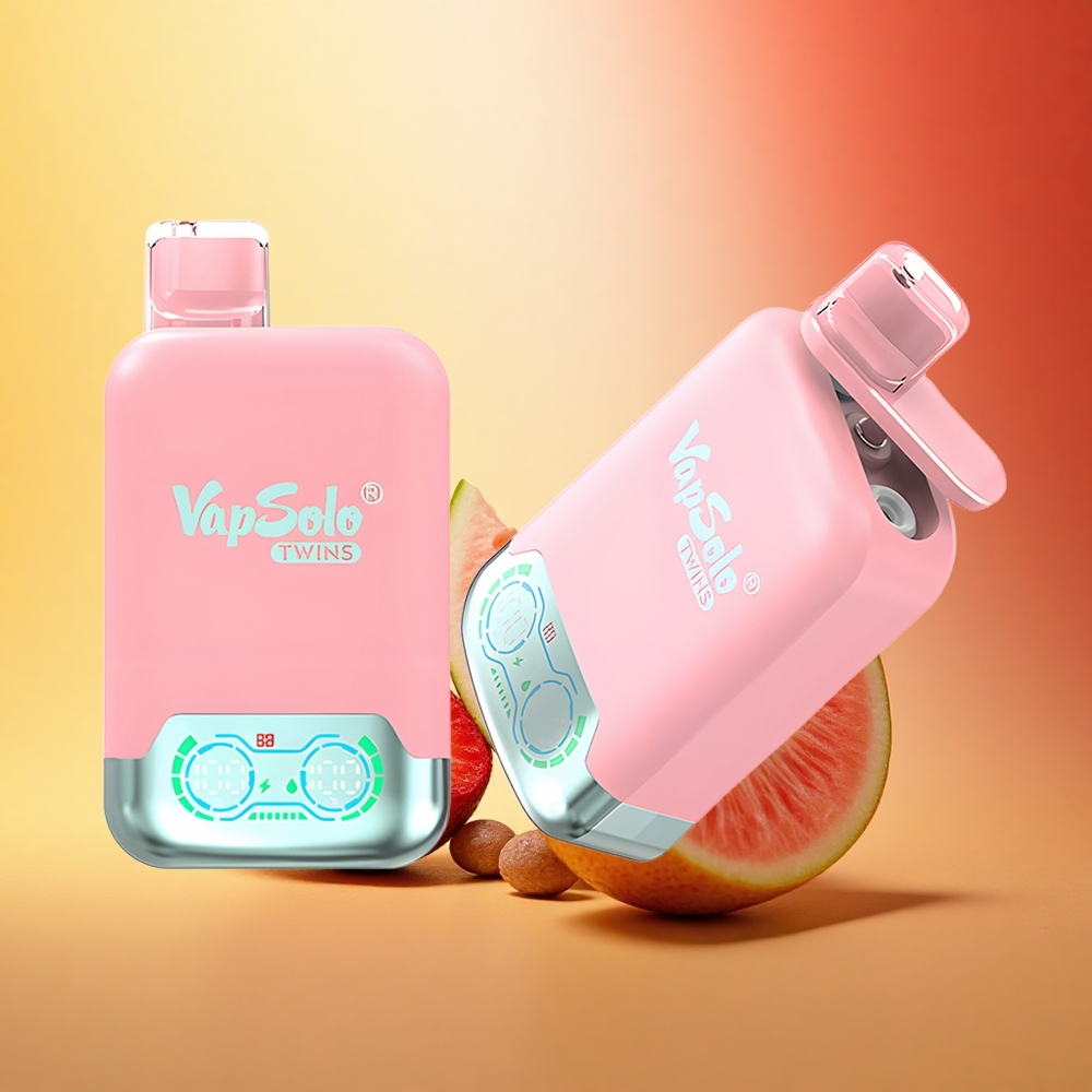 Vapsolo Twins 20000 Puffs Jagoda Led & Mango Breskev Lubenica 40 ml Type-C 20mg/ml