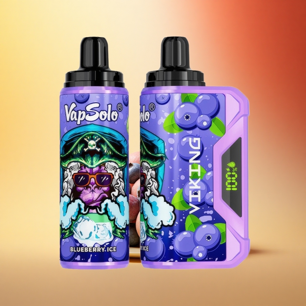 VapSolo VIKING 12000 Puffs Borovnica XL 22ml Tip-C