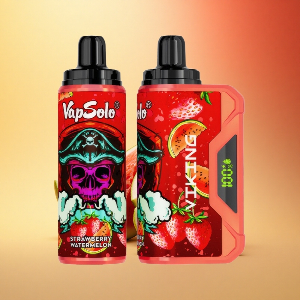 VapSolo VIKING 12000 Puffs Jagoda Lubenica 22ml Tip-C